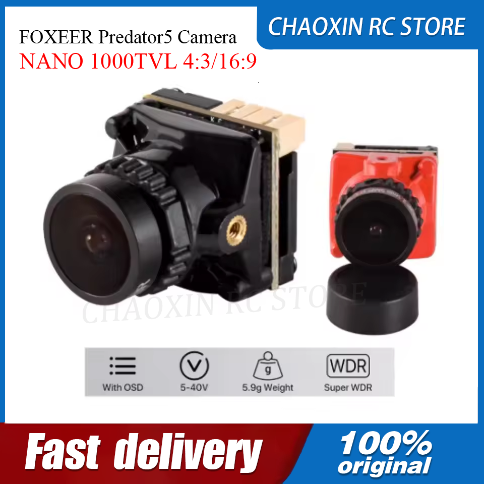Fpv Drone Camera - Cámara FOXEER Predator5 NANO 1000TVL 4:3/16:9