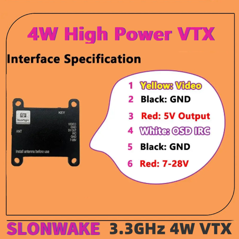 Transmisor de Video VTX SLONWA - Fpv Drone Antenna reseña y precio