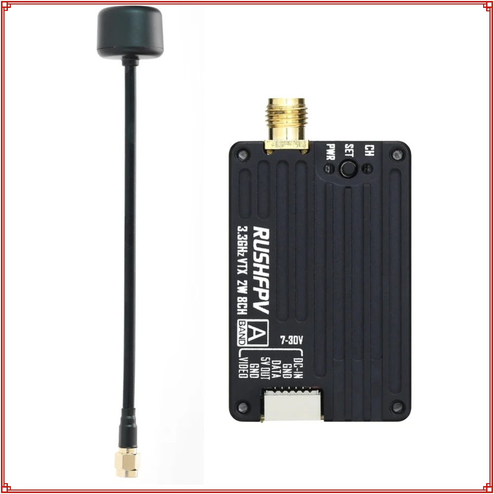 Nuevo Transmisor RUSHFPV 3.3G  - Fpv Drone Antenna reseña y precio
