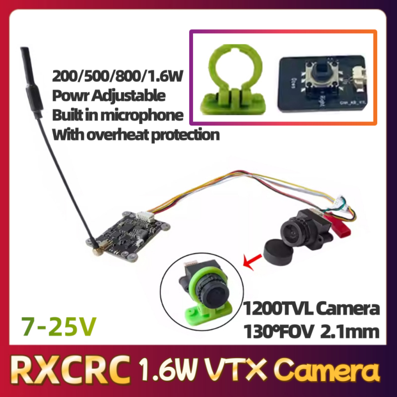 Módulo RXCRC 5.8G 48CH 1.6W VT - Fpv Drone Frame reseña y precio