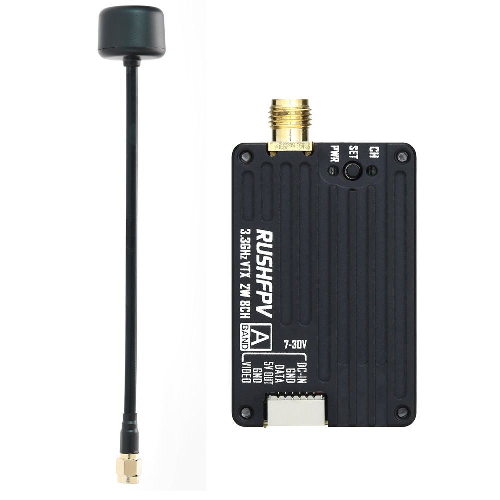 Transmisor VTX RUSHFPV 3.3G 2W - Fpv Drone Antenna reseña y precio