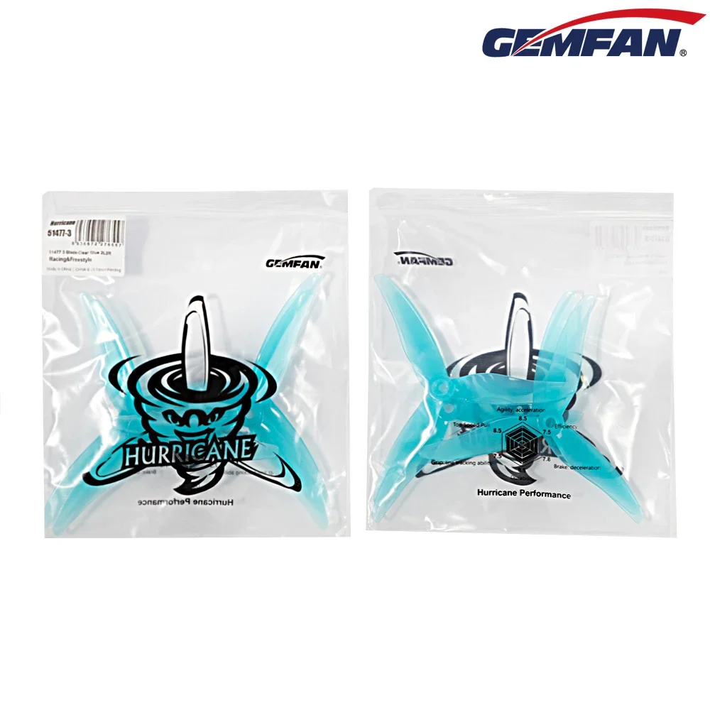 10 pares (10CW + 10CCW) Gemfan - Fpv Drone Propeller reseña y precio