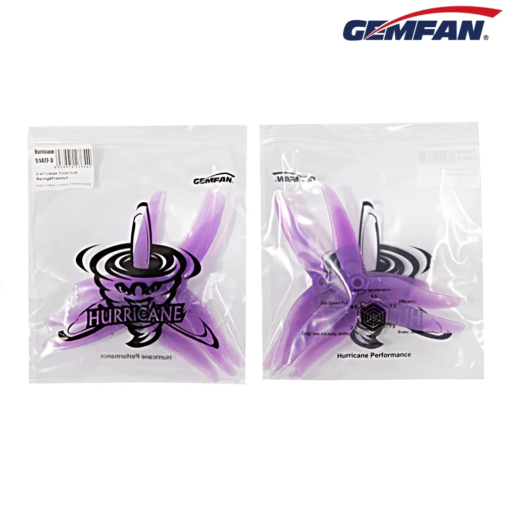 10 pares (10CW + 10CCW) Gemfan - Fpv Drone Propeller reseña y precio