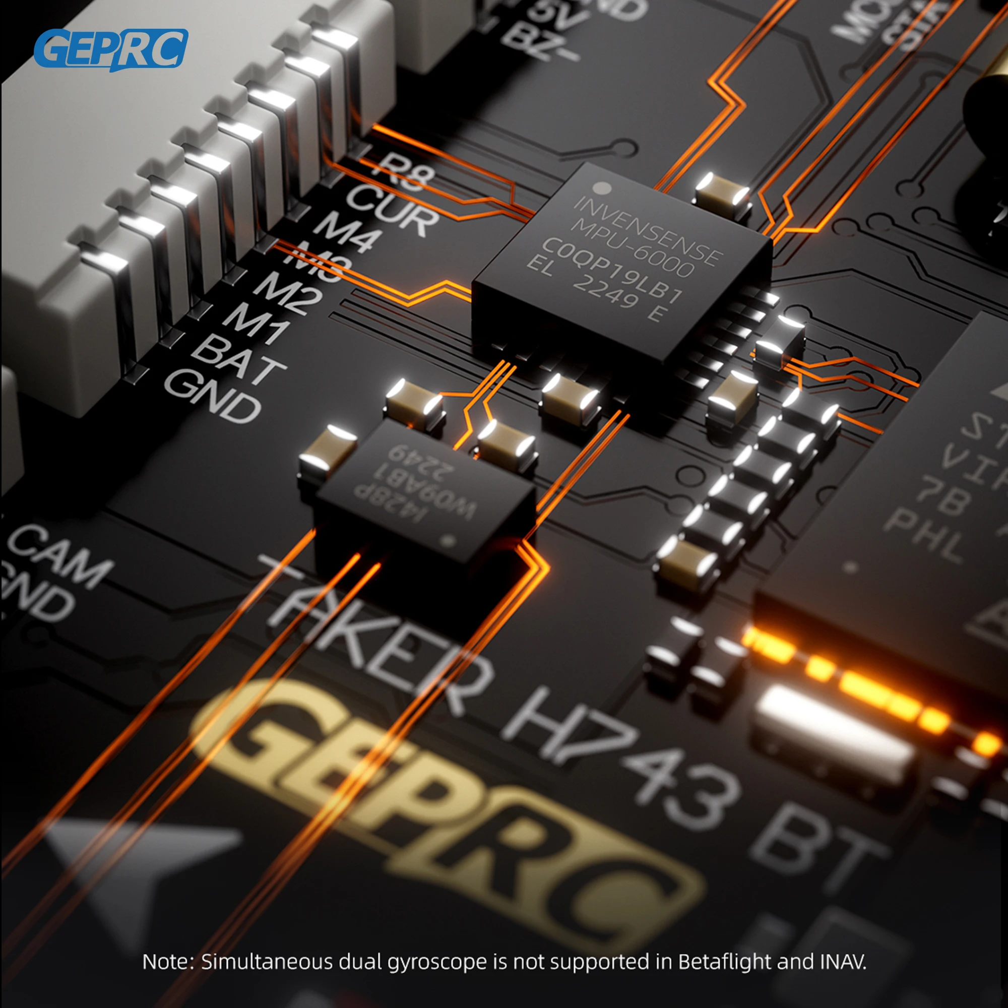 GEPRC TAKER H743 BT 32Bit 65A  - Fpv Drone Flight Controller reseña y precio