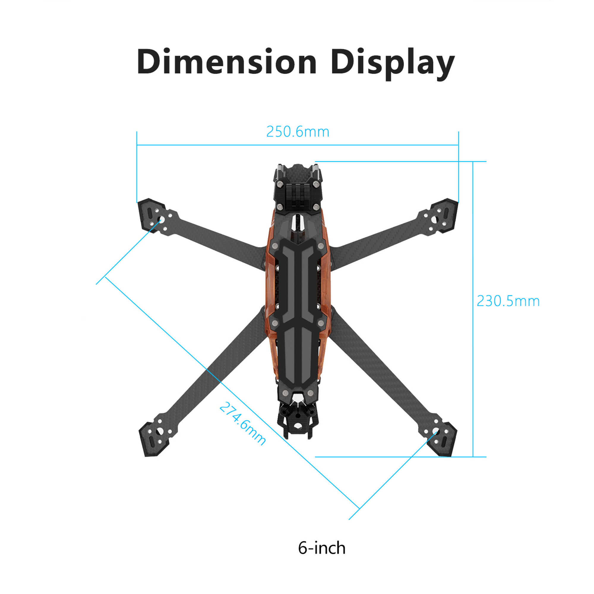 GEPRC GEP-Vapor-D5 D6 O4 Pro - - Fpv Drone Frame reseña y precio